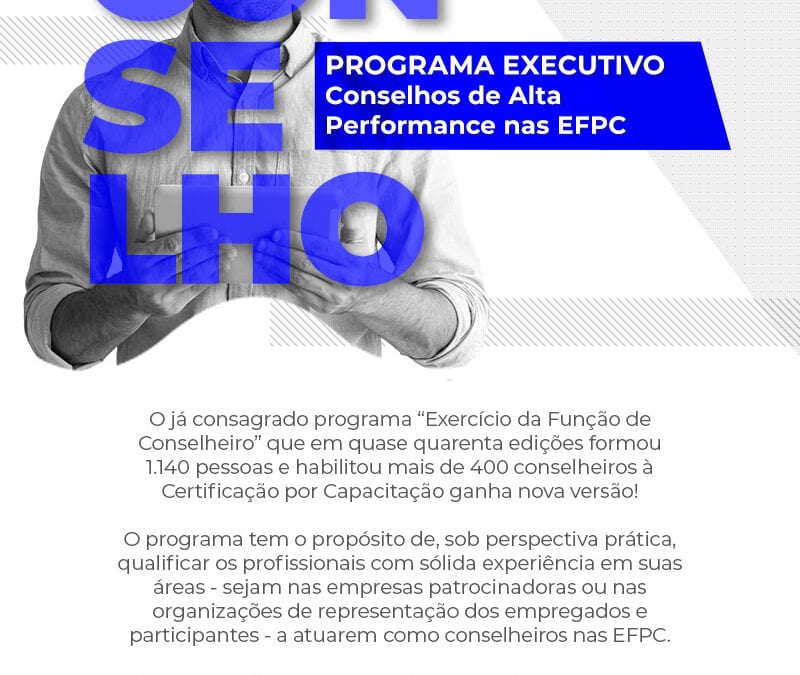 UniAbrapp: Conselhos de Alta Performance nas EFPC